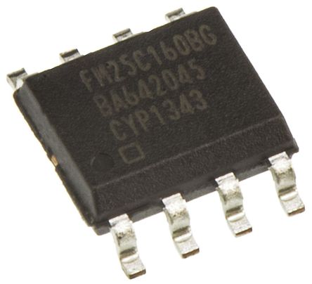 Cypress Semiconductor - FM25C160B-G - Cypress Semiconductor FM25C160B-G 16kbit SPI FRAM 洢, 2048 x 8 λ, 4.5  5.5 V, -40  +85 C, 8 SOICװ		