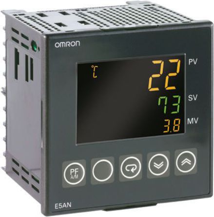 Omron - E5AN-Q3HMT-500-N AC100-240 - Omron E5AN ϵ PID ¶ȿ E5AN-Q3HMT-500-N AC100-240, 96 x 96mm, 100  240 V , 3		