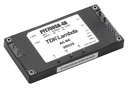 TDK-Lambda - PFE-700SA-48 - TDK-Lambda PFE ϵ 714W  ǶʽģʽԴ SMPS PFE-700SA-48, 85  265V ac, 50  57V, 14A, 89/91%Ч, ܷװ		