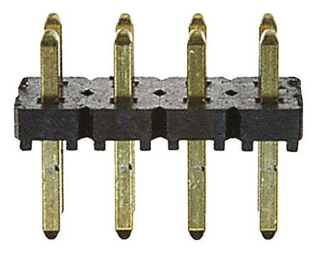 Samtec - TLW-104-05-G-D - Samtec TLW Flex Stack ϵ 8· 2.54mmھ (2) ֱ Ź TLW-104-05-G-D, Ӷ˽, 3A, ͨ		