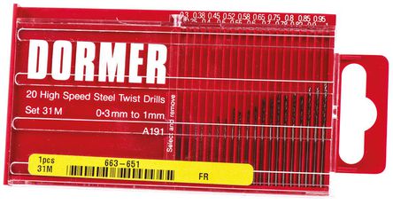 Dormer - A191 31M - Dormer 20 0.3  1; 0.38  0.82 mm ٸ ΢ͷ׼		