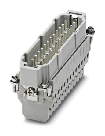 Phoenix Contact - 1605255 - Phoenix Contact B24 系列 24P+E 公插 触点插件 1605255, 额定电流 16A/ 500 V		