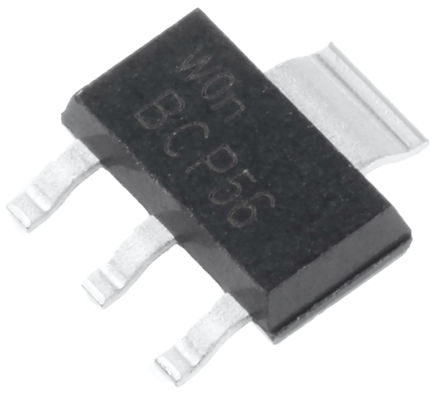 Nexperia - BCP56 - Nexperia BCP56 , NPN , 1 A, Vce=80 V, HFE:40, 180 MHz, 4 SC-73װ		