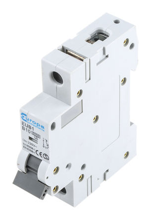 Europa - EUB110B - Europa EU EUB ϵ 10A 1 B סլ MCB		