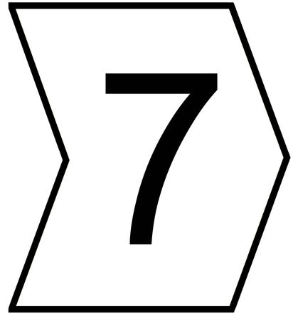 HellermannTyton - 901-10609 - HellermannTyton Helagrip ϵ 1000װ ׵׺ Ϲ̶ ±ʶ 901-10609, 3.5mm, 2  5mmֱ, ӡ"7"ͼ		