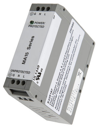 MTL - MA15/D/1/SI - MTL MA15 ϵ 140 V 18kA Դӿ MA15/D/1/SI/RS, DIN 찲װ, 79 x 25 x 93mm		