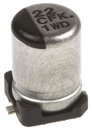 Panasonic - EEEFK1C220UR - Panasonic FK SMD ϵ 16 V 22F SMD  EEEFK1C220UR, 20%ݲ, 1.35(ֵ), +105C, Bװ		
