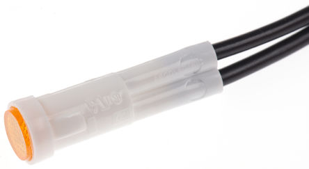 Arcolectric - L295000NAC - Arcolectric L295000NAC 7.5 mm ͹ ɫ neon ָʾ, ߽Ӷ, 8mmװ׳ߴ, 230 V 		