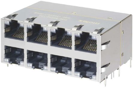 Molex - 85735-1008 - Molex 8· Cat5Cat5e ĸ RJ45 ģ黯 85735-1008, STP , ӡˢ·尲װ, ͭͭϽо		