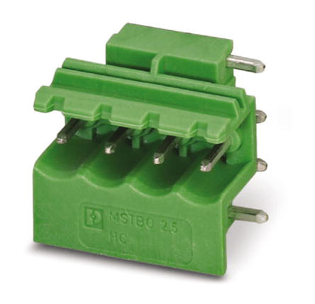 Phoenix Contact - 2200384 - Phoenix Contact COMBICON MSTBO ϵ 4· 5mmھ (1) PCB ߶ӿ 2200384, Ӷ˽, 12A		