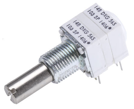Vishay - 14820F0GJSX13103KA - Vishay 148 ϵ 10k 10%  ϵλ 14820F0GJSX13103KA, 0.5W, 6.35 mm ֱ, 1000ppm/C, 尲װͨף		