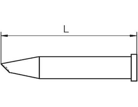 Weller - T0054471299 - Weller XT ϵ XT GW1, 2.3 mm ֱ ͷ, ʹWP120 ӱ		