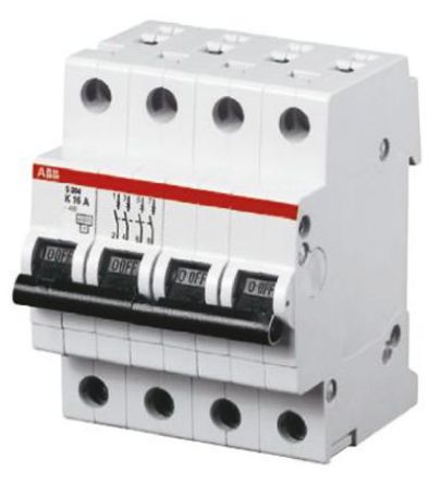 ABB - 2CDS254001R0161 - ABB System M Pro S200 ϵ 4 16 A MCB ΢Ͷ· 2CDS254001R0161, 6 kA Ͽ, D բ		