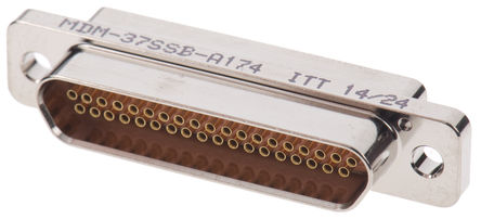 ITT Cannon - MDM-37SSB-A174 - ITT Cannon MDM ϵ DB37 37 · 尲װ ΢ D   MDM-37SSB-A174, 3A		