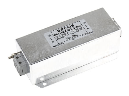 EPCOS - B84142A0010R000 - EPCOS B84142-A ϵ 10A 250 V , 60Hz װ RFI ˲ B84142A0010R000, ˿Ӷ		