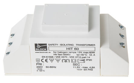 Block - HIT 60 - Block 60W  ѹ HIT 60, :230V ac, μ:11.5 V 		