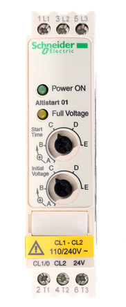 Schneider Electric - ATS01N103FT - Schneider Electric ATS01 ϵ 3 A 3  ATS01N103FT, IP20, 1.1 kW, 110  480 V		