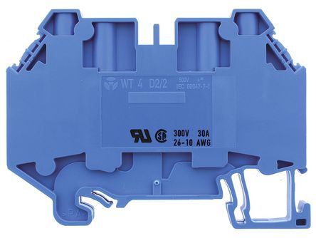 Wieland - 58.504.5155.6 - WT 4 D2/2 BL - Wieland WT 4 D2/2 ϵ ɫ ͨӿ 58.504.5155.6, 32A, 500 V		