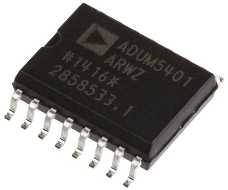 Analog Devices - ADUM5401ARWZ - Analog Devices ADUM5401ARWZ 4ͨ ָ, 2.5 kVѹ, 16 SOIC W		