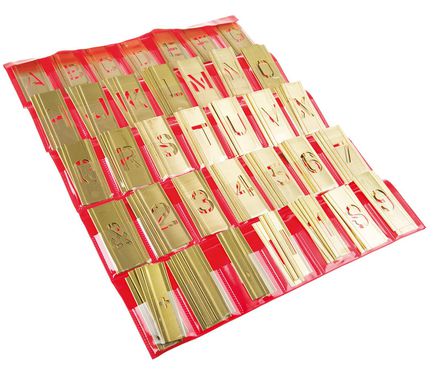 RS Pro - 125761 - RS Pro 125761 105װ ĸ ͭ ӡģ, 1inַ		