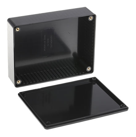 Hammond - 1591GBK - Hammond 1591 ϵ IP54 ABS  1591GBK, 121 x 94 x 34mm		