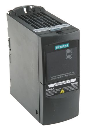 Siemens - 6SE64202AB112AA1 - Siemens MICROMASTER 420 ϵ IP20 0.12 kW Ƶ 6SE64202AB112AA1, 0  550 Hz, 1.8 A, 200  240 V 		