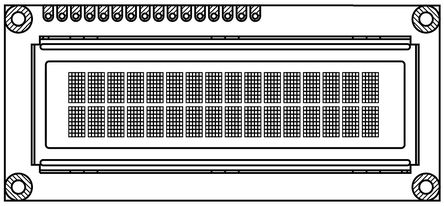 Vishay - O016N002BGPP5N000A - Vishay B ϵ ɫ Դ OLED ʾ O016N002BGPP5N000A, 		