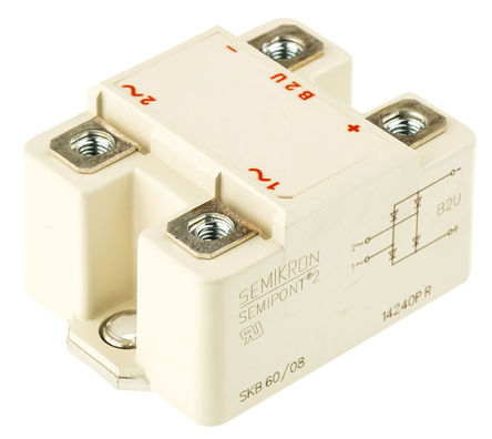 Semikron - SKB 60/08 - Semikron SKB 60/08  , 60A 800V, 4 SEMIPONT2װ		