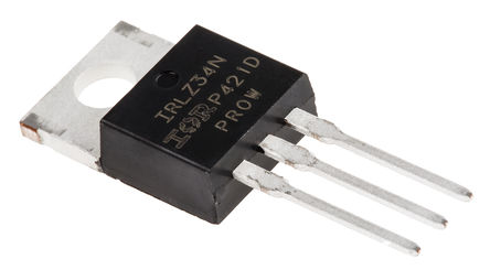 Infineon - IRLZ34NPBF - Infineon HEXFET ϵ N Si MOSFET IRLZ34NPBF, 30 A, Vds=55 V, 3 TO-220ABװ		
