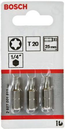 Bosch - 2607001611 - Bosch T20 ˿ͷ 2607001611, Torx ͷͷ		
