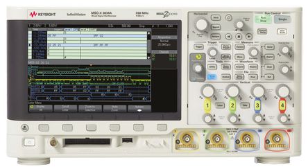 Keysight Technologies - MSOX3034A - Keysight Technologies InfiniiVision 3000 X ϵ 350MHz źʾ MSOX3034A, 4 ģͨ, 16 ͨ, ɫ		