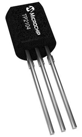 Microchip - TP2104N3-G - Microchip Si P MOSFET TP2104N3-G, 175 mA, Vds=40 V, 3 TO-92װ		