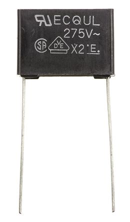 Panasonic - ECQU2A104KL - Panasonic ECQUL ϵ 100nF ͨ PET  (PET) ECQU2A104KL, 10%ݲ, 250 V , -40  +85 C		