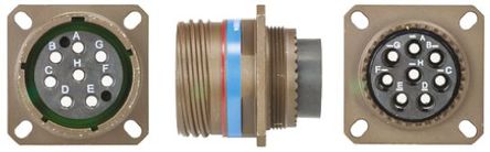 Souriau - 8D0E19W08BN - Souriau 8D ϵ 8· 尲װ    8D0E19W08BN, ĸо, ǳߴ19, MIL-DTL-38999		