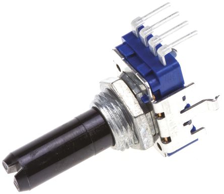 Alps - RK11K1140ADU - Alps RK11K ϵ 50k 20%  ̼Ĥλ RK11K1140ADU, 0.05W, 6 mm ֱ, 尲װͨף		