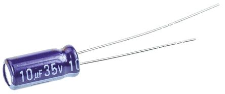 Panasonic - ECA1VM100 - Panasonic M ϵ�� 35 V ֱ�� 10��F ͨ�� ���������� ECA1VM100, ��20%�ݲ�, ���+85��C		