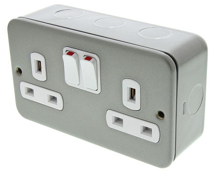 Deta - M1209DP - Deta װ ϵ IP2X 2 ɫɫ ֣Ʋ G  - Ӣʽ  M1209DP, 迪, 13A, 230V ac		