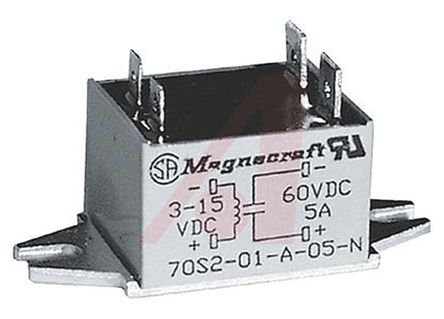 Schneider Electric - 70S2-01-A-05-N - Schneider Electric 5 A 尲װ  ̵̬ 70S2-01-A-05-N, MOSFET, ֱл, 60 V ֱ		