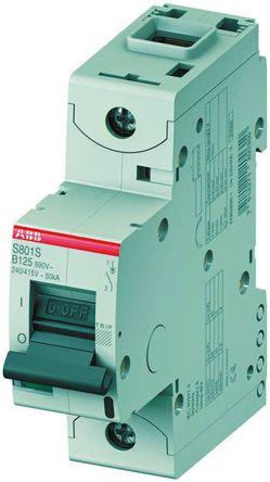 ABB - 2CCS861001R0635 - ABB  S800 ϵ 1 63 A MCB ΢Ͷ· 2CCS861001R0635, 50 kA Ͽ, B բ		