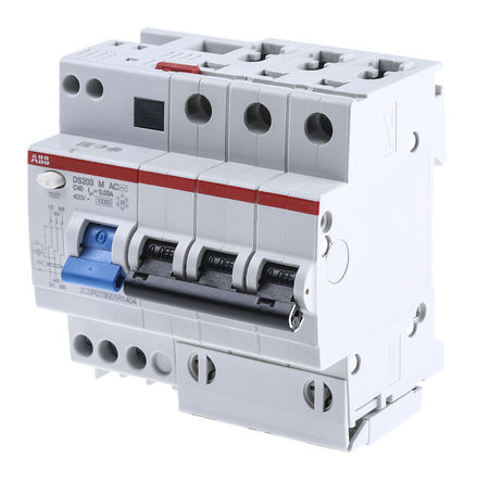 ABB - 2CSR273001R1404 - ABB DS203 ϵ, 3P 40 A RCBO DS203 M AC-C40/0,03, DIN 찲װ, 30mAբ		