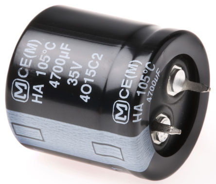 Panasonic - ECEC1VA472CJ - Panasonic HA ҧʽ ϵ 35 V 4700F ͨ  ECEC1VA472CJ, 20%ݲ, +105C		