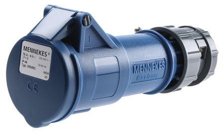 Mennekes - 3954 - Mennekes PowerTOP ϵ ɫ 3P ҵԴ °װ  3954, 16A, 230 V, IP44		