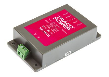 TRACOPOWER - TMP 30512C - TRACOPOWER 30W 3 ǶʽģʽԴ SMPS TMP 30512C, 120  370 V dc, 85  264 V ac, 5 V dc, 12 V dc		