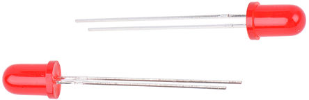 Kingbright - L-57SRSRD - Kingbright ˫ɫ ɫ (640 nm ) LED L-57SRSRD, 2.5 V, 150 mcd, 60 ӽ 5mm (T-1 3/4) ͨ		