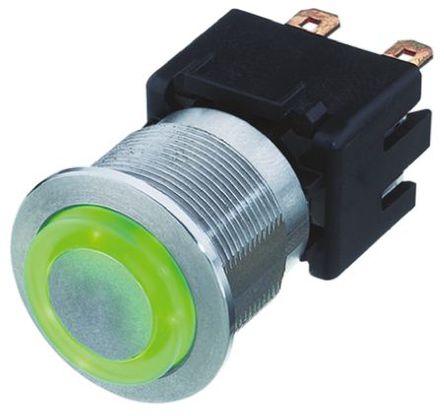 Schurter - 1241.6664.1122000 - Schurter 1241.6664.1122000 IP40 ɫ ˲ ˫ ɫLED 尲װ ť, 3 A @ 250 V 		