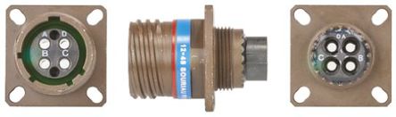 Souriau - 8D0E13W04BN - Souriau 8D ϵ 4· 尲װ    8D0E13W04BN, ĸо, ǳߴ13, MIL-DTL-38999		