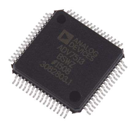 Analog Devices - ADV7513BSWZ - ADV7513BSWZ 8ͨ HDMI , DDRHDMIITU656RGBSPDIF  LPCMYCbCr׼, 64 LQFPװ		