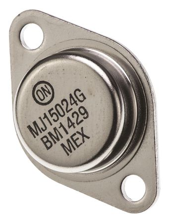 ON Semiconductor - MJ15024G - ON Semiconductor MJ15024G , NPN , 16 A, Vce=250 V, HFE:5, 4 MHz, 3 TO-204װ		