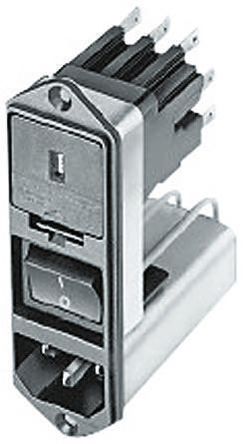 Schurter - 7210.035 - Schurter 尲װ C14 IEC ˲ ͷ 7210.035, 6.3 x 32mm۶, Ӷ˽, 2A, 250 V 		