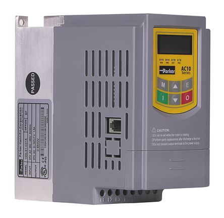 Parker - 10G-41-0010-BF - Parker AC10 ϵ IP20 0.37 kW Ƶ 10G-41-0010-BF, 0.5  650Hz, 2.2 A, 400 V		